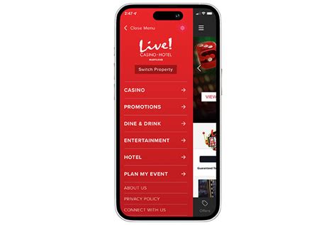 My Live! Rewards® App .